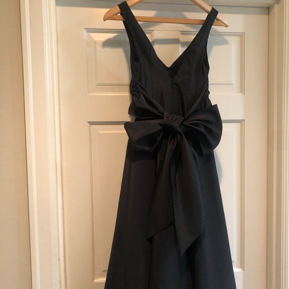 Cache Black Empire Waist Taffeta Maxi Dress - Picture 2 of 12